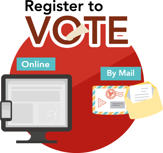 All the ways you can register to vote online using a computer, smartphone or by mail. All the ways you can register to vote online using a computer, smartphone or by mail.